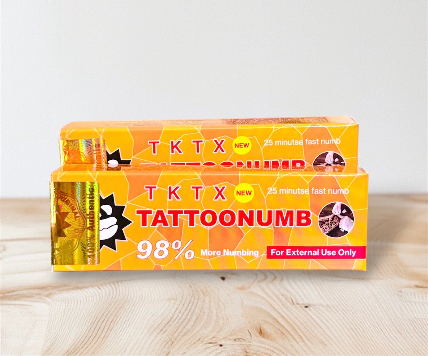 TKTX 98% Amarela , Preta ou Verde, Pomada para Tatuagem, Micropigmentação Sem Dor