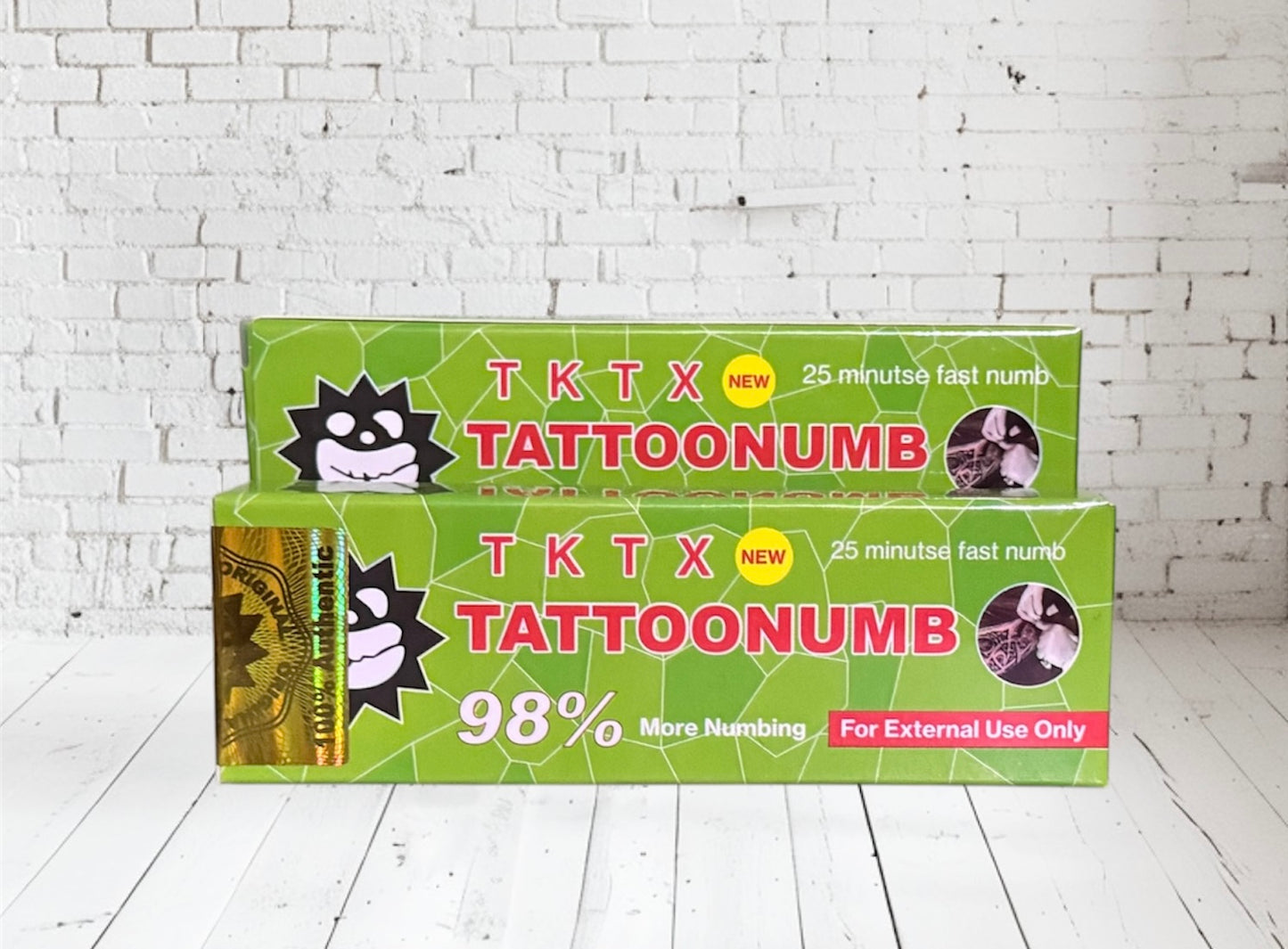 TKTX 98% Amarela , Preta ou Verde, Pomada para Tatuagem, Micropigmentação Sem Dor