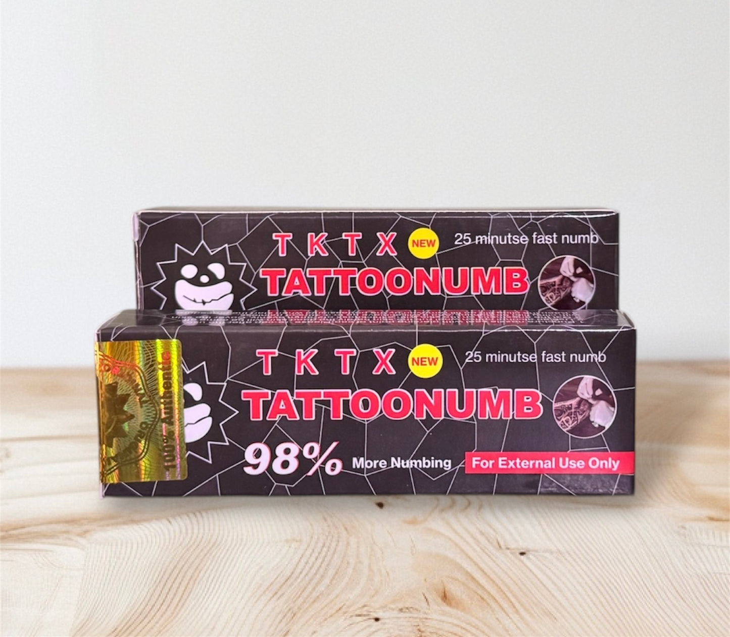 TKTX 98% Amarela , Preta ou Verde, Pomada para Tatuagem, Micropigmentação Sem Dor